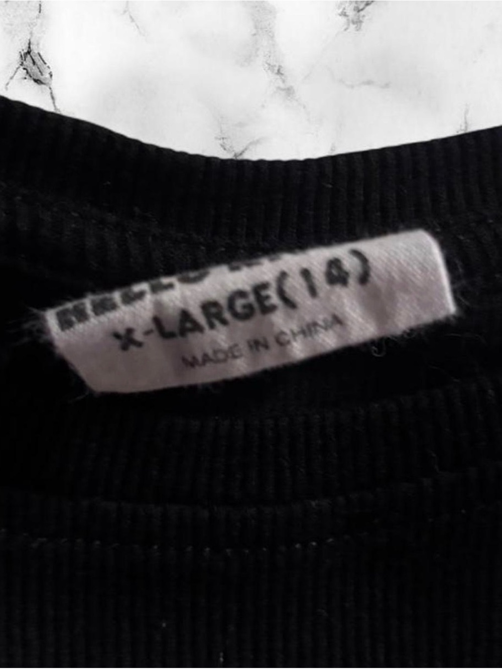 🐱 Hello Kitty - Black, Ribbed “Baby Tee”🐱 - Picture 3 of 3